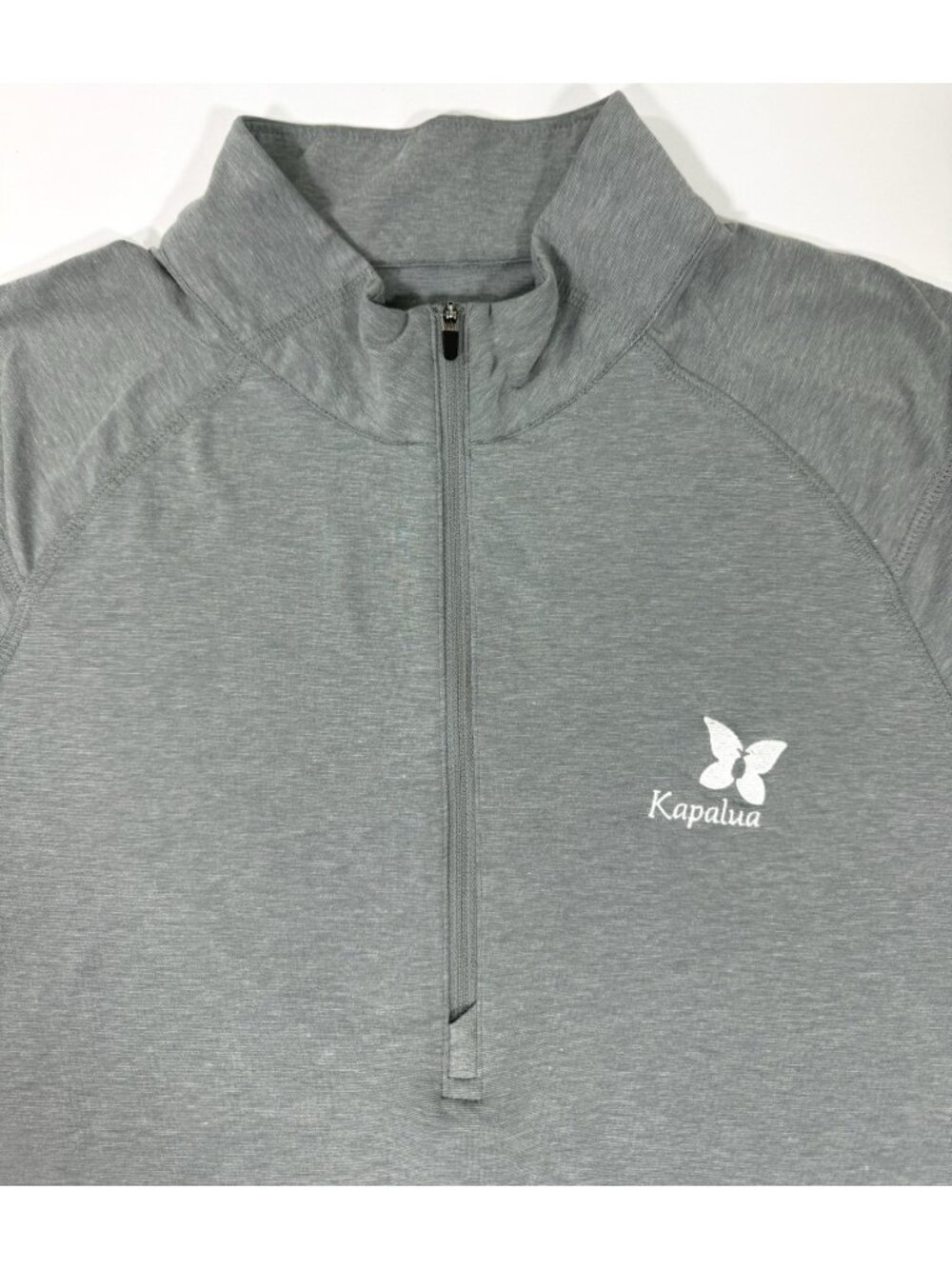 Travis Matthew Mens 1/4 Zip Pullover Kapalua Golf Club Hawaii Size Medium Gray